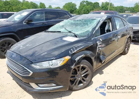 2018 Ford Fusion Se из США, поврежденный, VIN 3FA6P0HD6JR183666